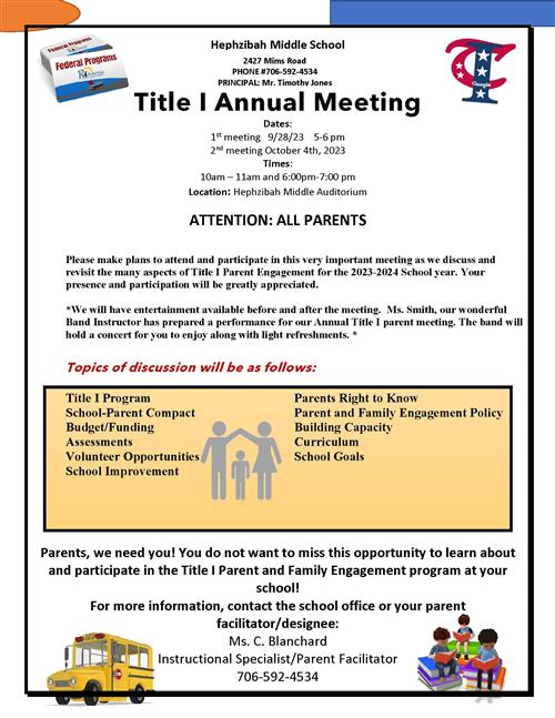 2nd Title One Meeting